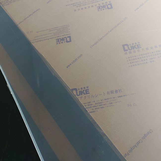 Methacrylate Tembaga Tanpa Warna Penghalang Kebisingan Transparan Lembar Akrilik 3mm
