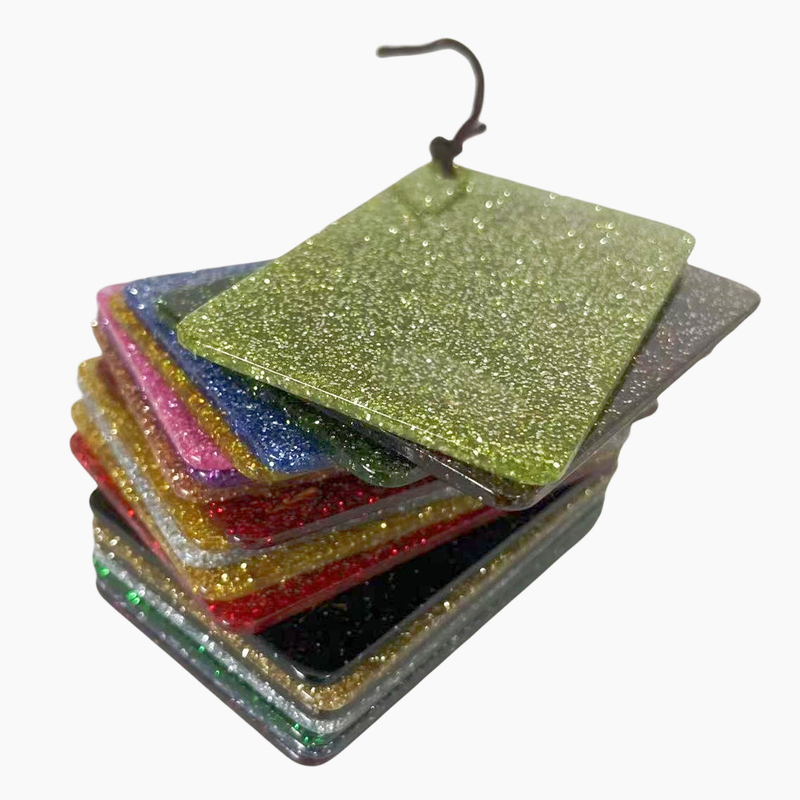4*8ft 3mm Tinggi Glossy Akrilik Berwarna Glitter Sheet Laser Cutting Untuk Dekorasi Kerajinan