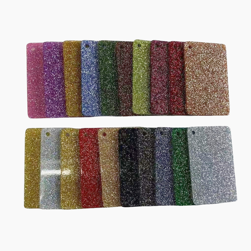 4*8ft 3mm Tinggi Glossy Akrilik Berwarna Glitter Sheet Laser Cutting Untuk Dekorasi Kerajinan