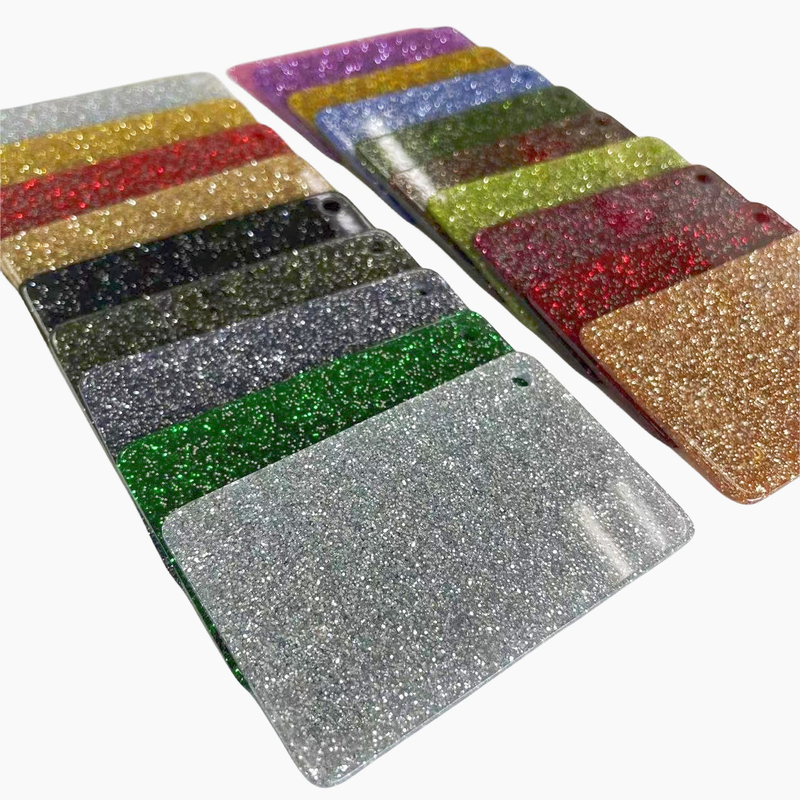 4*8ft 3mm Tinggi Glossy Akrilik Berwarna Glitter Sheet Laser Cutting Untuk Dekorasi Kerajinan
