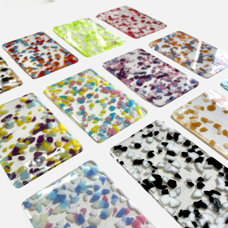 Panel akrilik plexiglass 3mm transparan berwarna khusus untuk dekorasi kerajinan