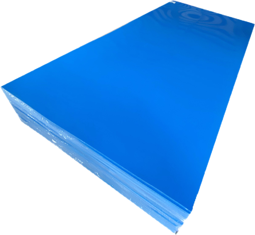 DUKE Brand Factory Grosir Lembar Akrilik Warna Biru PMMA Perspex Plexiglass Untuk Iklan