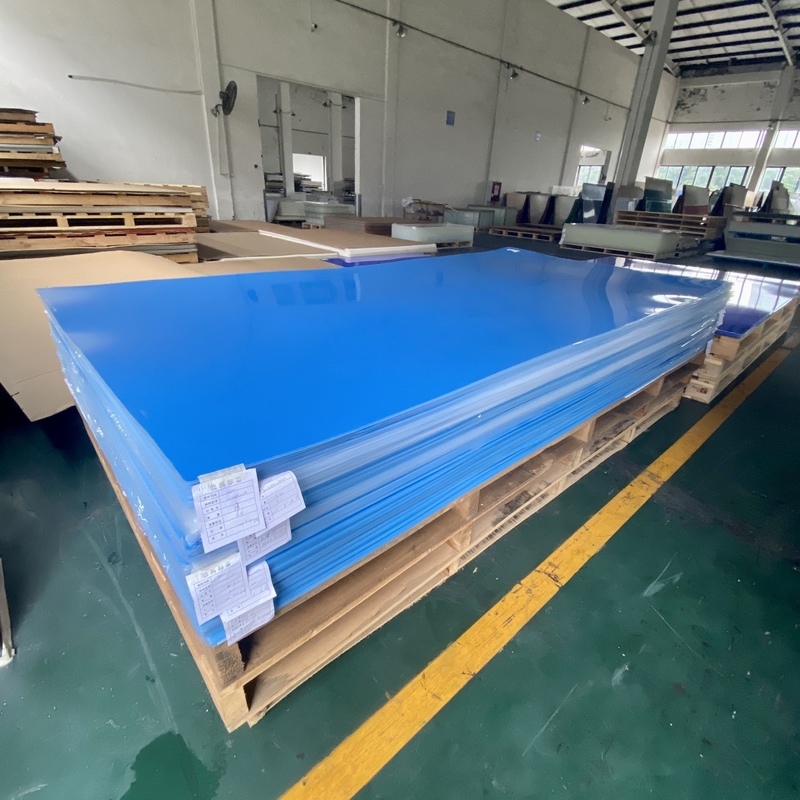 DUKE Brand Factory Grosir Lembar Akrilik Warna Biru PMMA Perspex Plexiglass Untuk Iklan