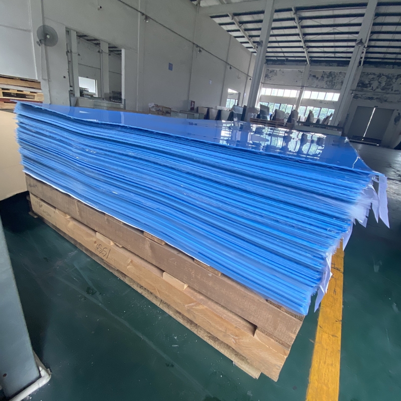 DUKE Brand Factory Grosir Lembar Akrilik Warna Biru PMMA Perspex Plexiglass Untuk Iklan