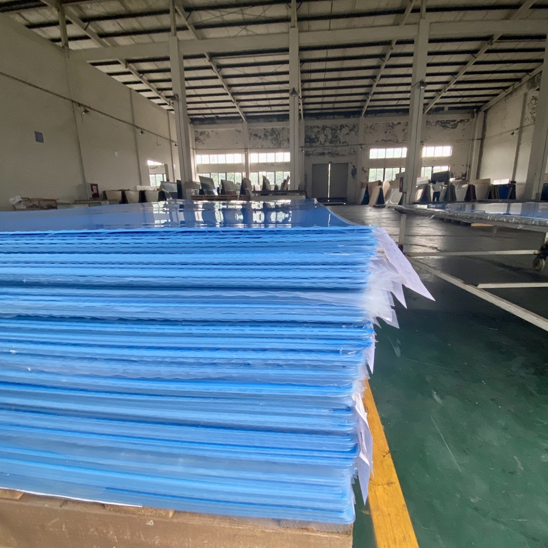 DUKE Brand Factory Grosir Lembar Akrilik Warna Biru PMMA Perspex Plexiglass Untuk Iklan