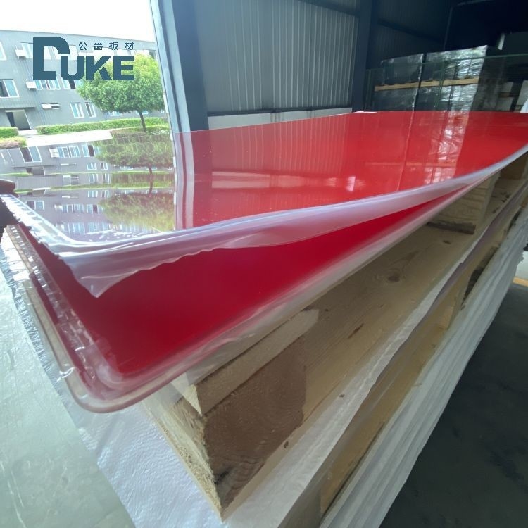 Outdoor 4ft X 6ft berwarna Poly Lucite acrylic pagar halaman papan tanda untuk pernikahan