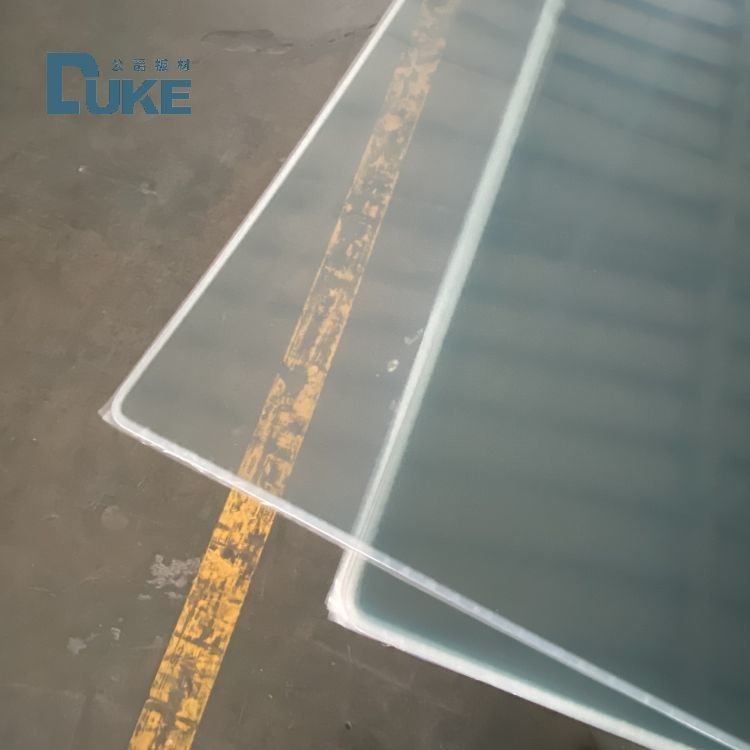 Duke Optical-Grade Cast Acrylic Sheet 100% Virgin Mitsubishi MMA Kejernihan Tinggi 92% Keakuratan Cermin 10mm 2mm Patah Papan UV