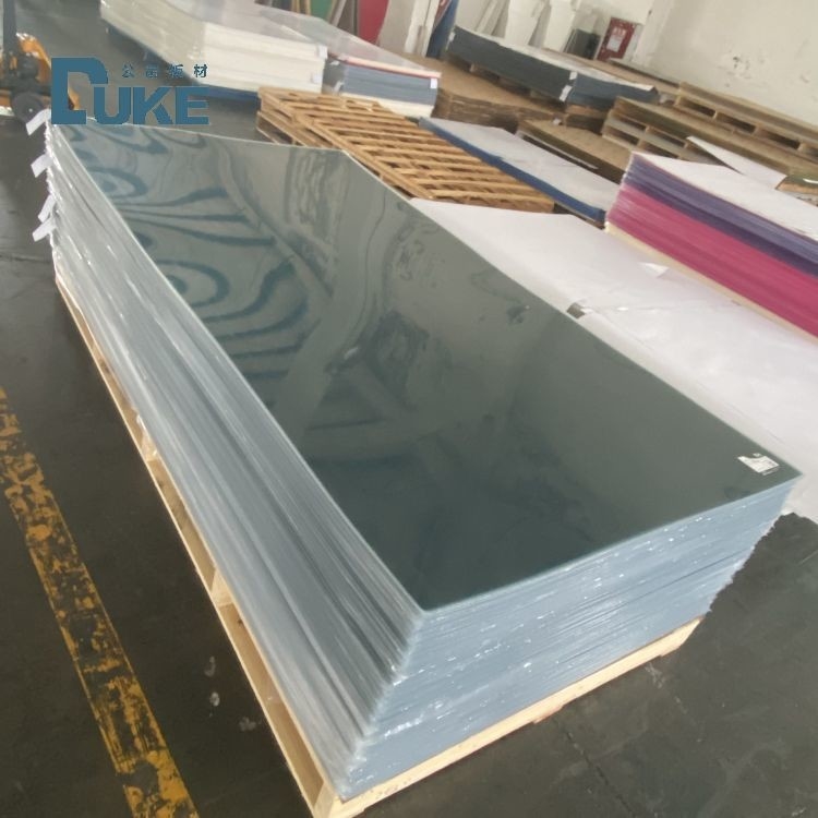 93% Transmisi UV Tinggi Jelas 2.8 mm Cast Acrylic Board 4in 8in 10inch Untuk Laser Cutting