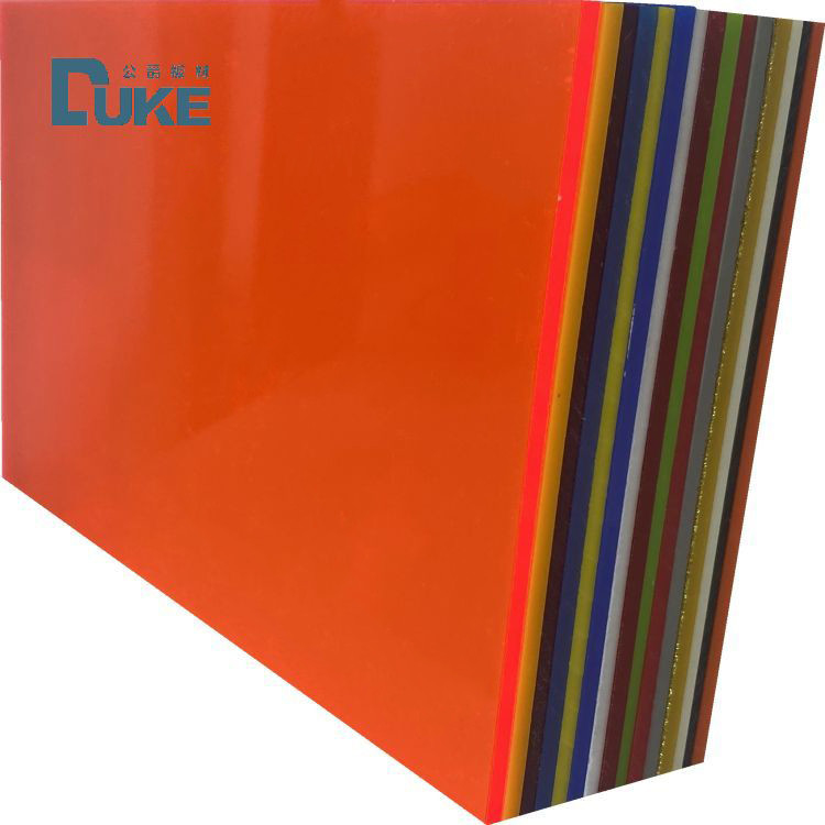 Duke 100% Virgin Mitsubishi Cast Acrylic Sheet Custom Berwarna Bak Mandi Plastik Sheet Harga Kompetitif 12mm 5mm Pemotongan MMA