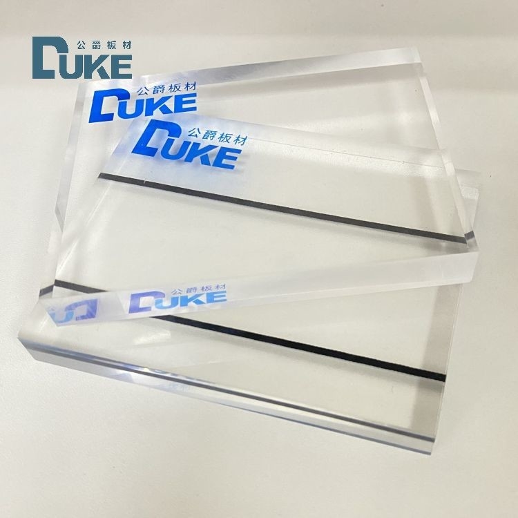 Duke Produsen 8mm Anti-UV Acrylic Board 20x30ft Soundproof Pagar UV 4mm PMMA untuk Ukiran Konstruksi Kota Termasuk