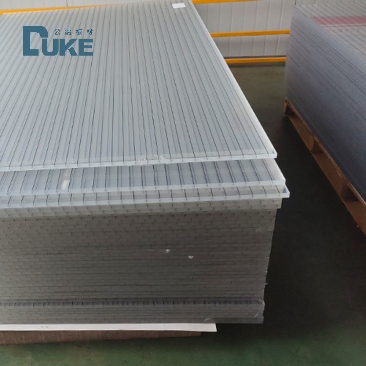 Duke Produsen Lembar Akrilik Soundproof Pagar tahan panas UV 2-40mm Ketebalan untuk konstruksi kotamadya memotong lentur