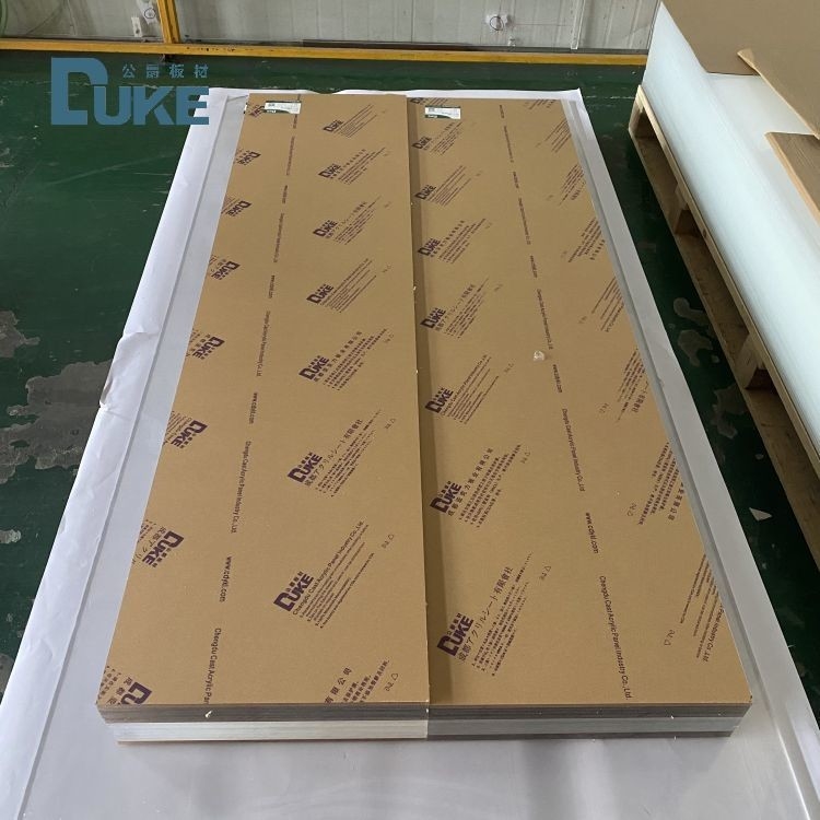 Anti Kuning Disesuaikan Lembar Akrilik Bening tebal Panel PMMA Untuk Outdoor Window CNC Pemotongan 10mm