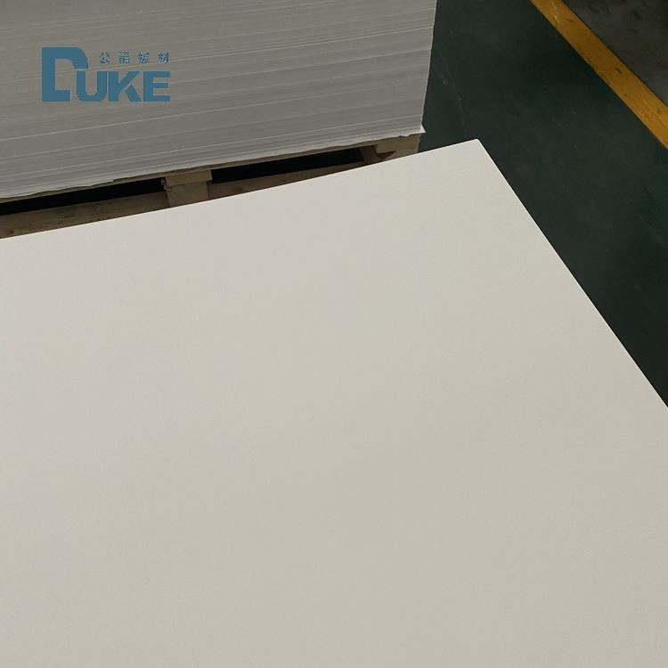 DUKE Kelas Sanitasi Anti Mold 3mm Kubah PMMA Putih Disesuaikan Lembar Akrilik Cast PE 5mm 8mm Disesuaikan Layanan Pemotongan