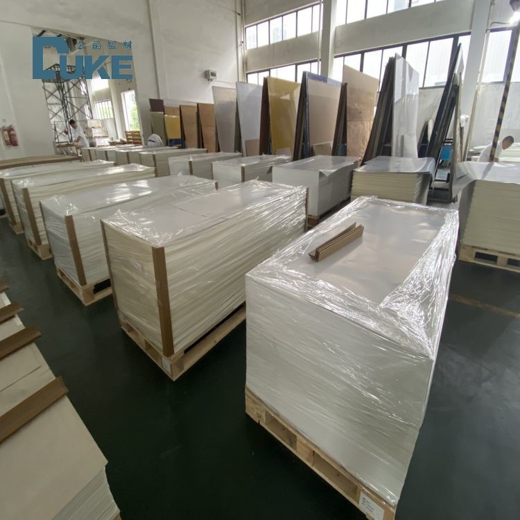 DUKE Kelas Sanitasi Anti Mold 3mm Kubah PMMA Putih Disesuaikan Lembar Akrilik Cast PE 5mm 8mm Disesuaikan Layanan Pemotongan