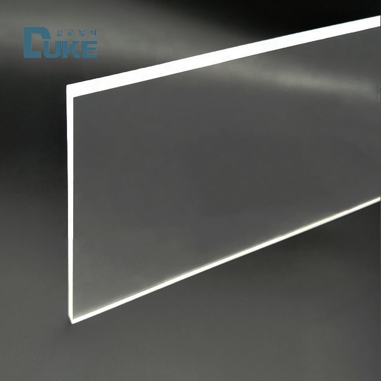 Transmittansi Cahaya Seragam Nano LGP Edge Lit Permukaan Lempar Lampu Akrilik Jelas Piring Panduan