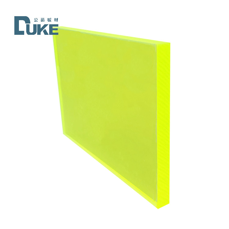 DUKE 8ft X 4ft 3mm 15mm tebal transparan tembus pandang solid warna acrylic plastik lembaran Plexi Plat