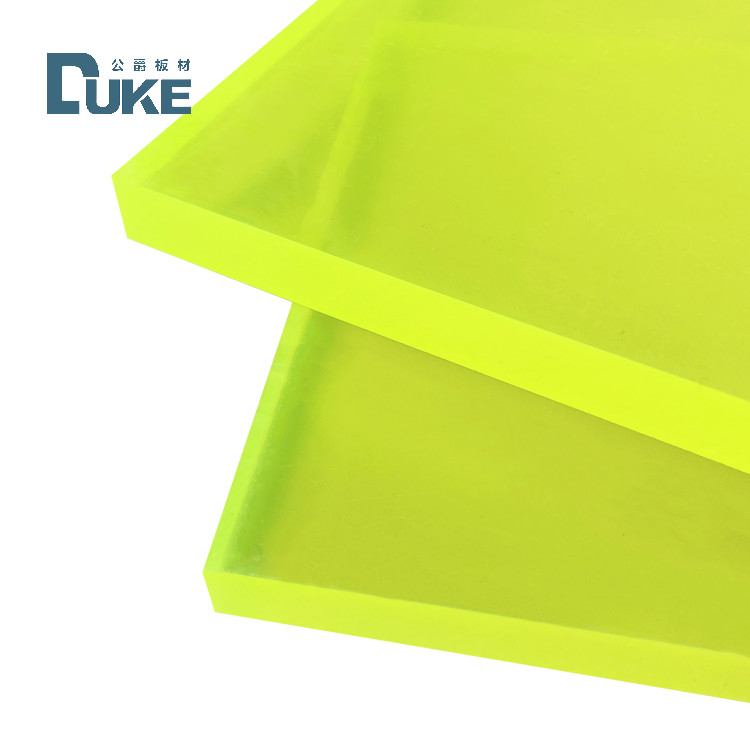 15mm tebal berwarna plexi berwarna-warni acrylic lembaran plastik untuk signage
