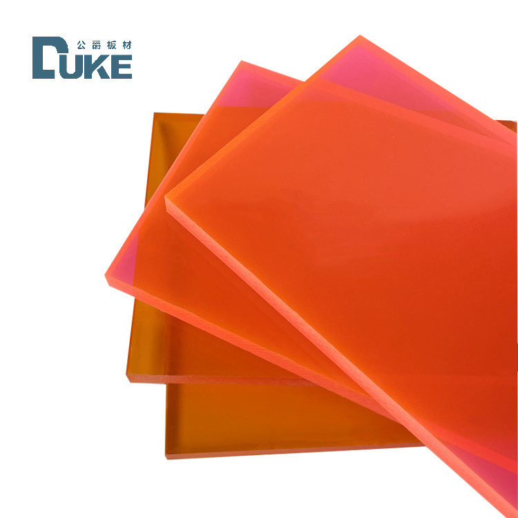 DUKE 8ft X 4ft 3mm 15mm tebal transparan tembus pandang solid warna acrylic plastik lembaran Plexi Plat