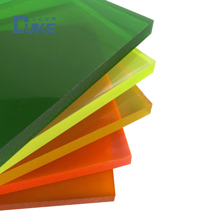 Ukuran Custom Translucent Solid Colored PMMA Acrylic Sheets