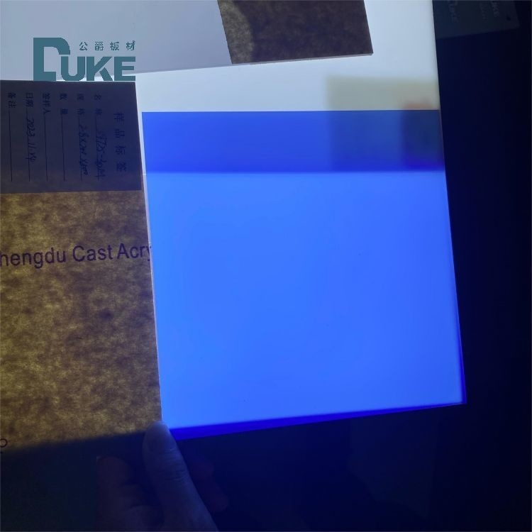 Duke Biru Dan Putih Hari& Malam Lembar Akrilik Untuk Led Light Box Iklan Tampilan