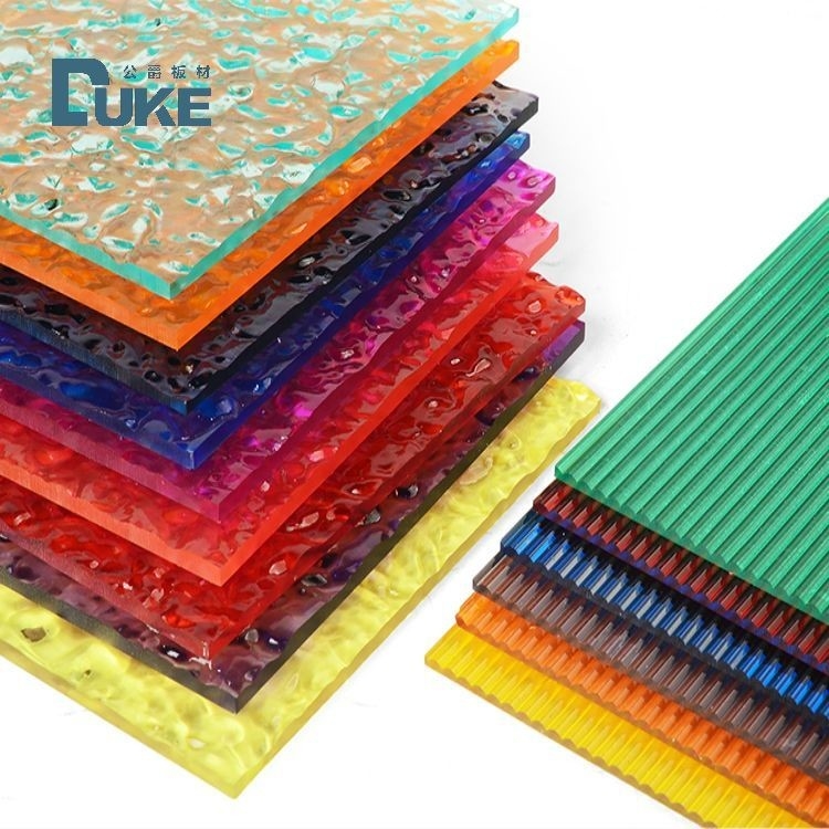 Tekstur Akrilik Warna Duke Untuk Dekorasi Ruang Dalam Ruang Pola Prismatik