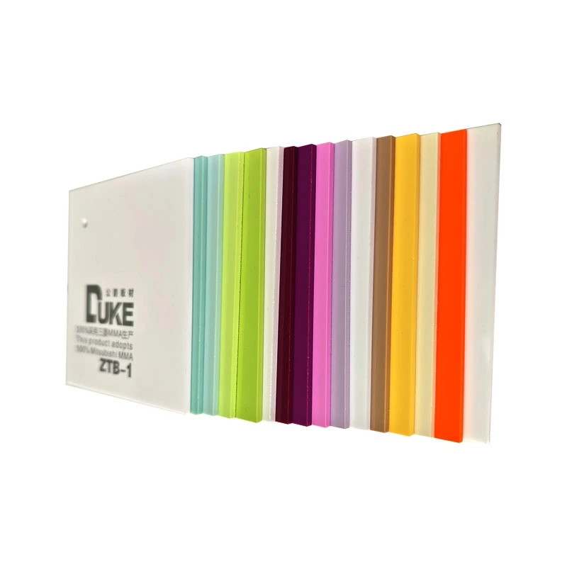 Duke 100% Virgin Mitsubishi Cast Acrylic Sheet Custom Berwarna Bak Mandi Plastik Sheet Harga Kompetitif 12mm 5mm Pemotongan MMA