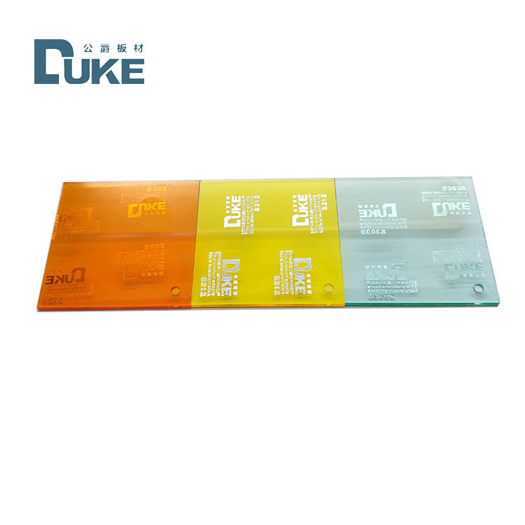 100% Mitsubishi MMA signage berwarna lembaran akrilik tahan UV