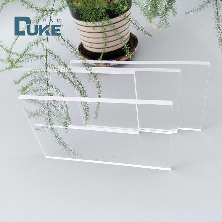 High Clarity Optical Cast Acrylic Sheet Virgin Mitsubishi MMA 92% Transmisi Cahaya Pemotongan khusus