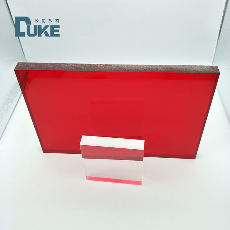 8mm Jelas PMMA Cast Acrylic Sheets tahan panas Ukuran Custom Laser Cutting UV Printing Ukiran Cahaya Iklan