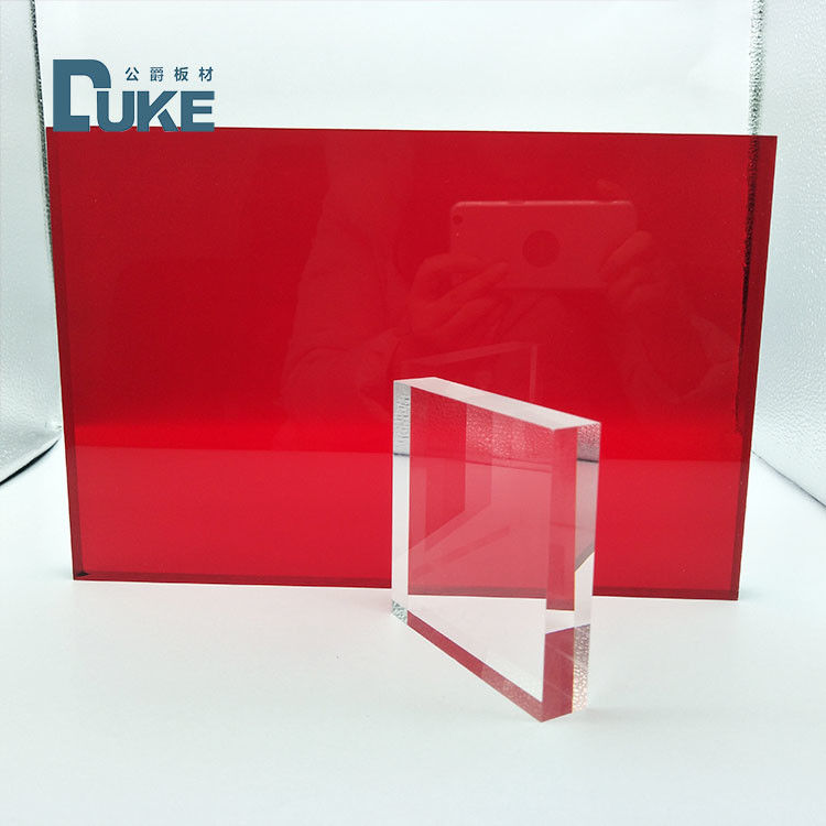 8mm Jelas PMMA Cast Acrylic Sheets tahan panas Ukuran Custom Laser Cutting UV Printing Ukiran Cahaya Iklan