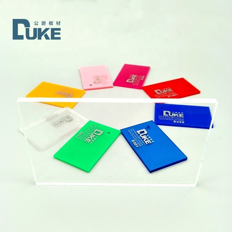 Ketegangan 70MPa Warna Lembar Akrilik Frosted Acrylic Panel Tanda ISO9001
