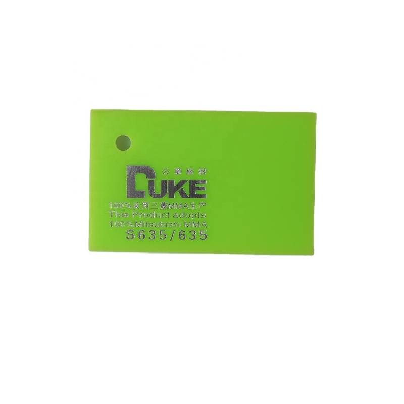 PILKINGTON Mold Light Box Color Mirror Lembar akrilik tahan goresan