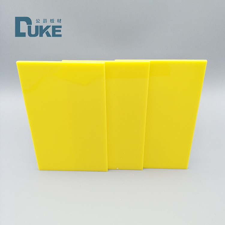 3mm Plexiglass Kuning berwarna Acrylic Plastik Lembar Vakuum dibentuk