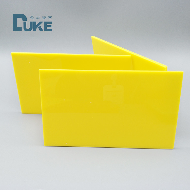 3mm Plexiglass Kuning berwarna Acrylic Plastik Lembar Vakuum dibentuk