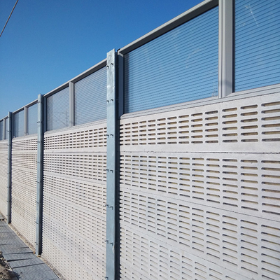 Highway Sound Barrier Fence Reduction Noise System Panel penghalang suara