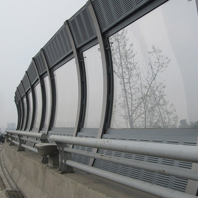 Kereta api transparan acrylic Proof Noise Highway Sound Barrier Tembok Pagar