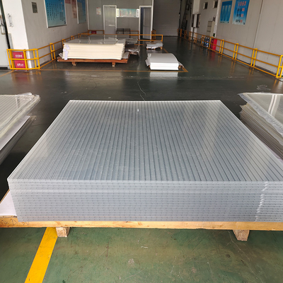 15mm Highway Dekoratif Pmma Panel Transparent Noise Barrier Pagar