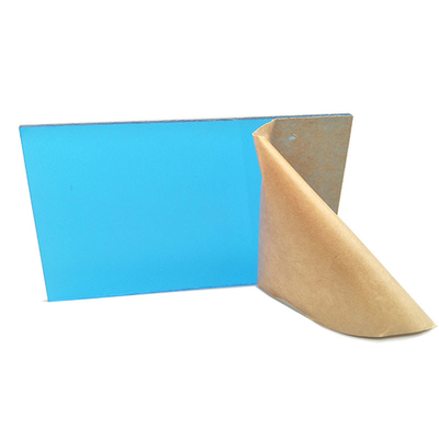 Biru 1220*2440mm Translucent Clear Anti UV Acrylic Sheet Material Signage