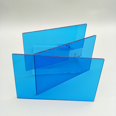 3mm 8mm Transparan Biru Pmma Cast Acrylic Sheet Material Signage